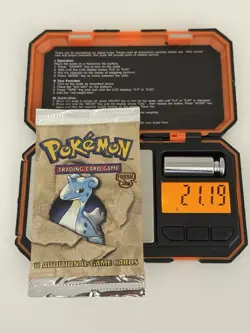 Lapras 1999 Pokemon Fossil Set Booster Pack 21.19g FACTORY SEALED! HEAVYU! - Image 1