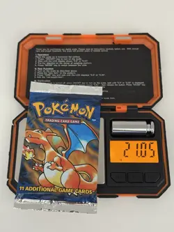 21.05g HEAVYU 1999 Pokemon Charizard Art Base Set Booster Pack! Factory Sealed! - Image 1