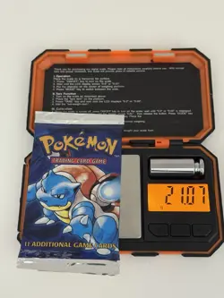 21.07g HEAVYU 1999 Pokemon Blastoise Art Base Set Booster Pack! Factory Sealed! - Image 1