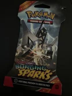 VERY HEAVY - 31.55g - Pokemon Surging Sparks Sleeved Booster Pack - SEALED! - Image 2