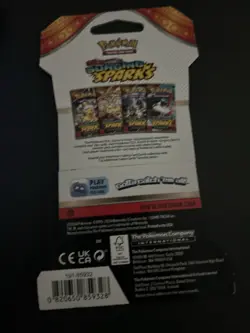 VERY HEAVY - 31.55g - Pokemon Surging Sparks Sleeved Booster Pack - SEALED! - Image 3
