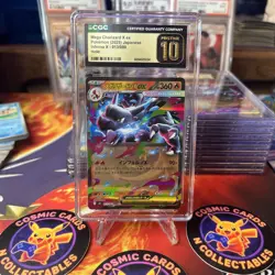 CGC 10 Pristine Mega Charizard ex RR 013/080 M2 Inferno X Japanese Pokemon - Image 1