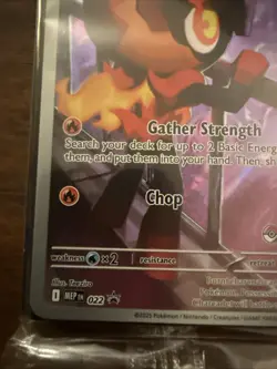 Charcadet 22 Black Star Promo Pokemon Center Stamp Pokemon Card Sealed - Image 5
