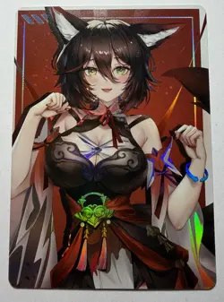 SEXY HEROINE WAIFU Tingyun HONKAI: STAR RAIL ACG PREMIUM HOLOFOIL CARD NM - Image 1