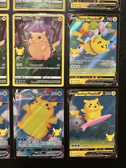 Pokemon TCG Celebrations Pikachu Card Lot NM/M Full Art - Image 5