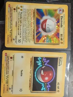 Electrode & Voltorb Pokemon Card Game Classic Collection Holo - Image 1