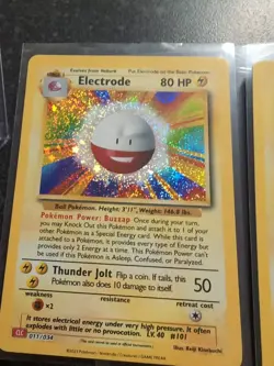 Electrode & Voltorb Pokemon Card Game Classic Collection Holo - Image 5