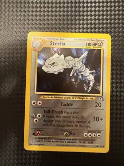 Pokemon TCG Steelix Neo Genesis Holo Rare Card 15/111 - Image 1