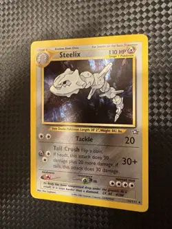 Pokemon TCG Steelix Neo Genesis Holo Rare Card 15/111 - Image 3