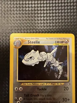 Pokemon TCG Steelix Neo Genesis Holo Rare Card 15/111 - Image 4