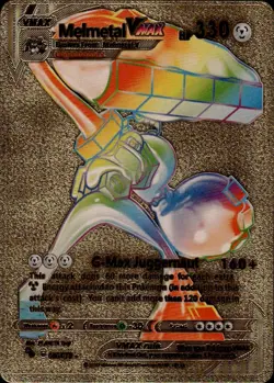 Melmetal VMAX (Secret) 080/078 Pokemon custom foil gold card - Image 1