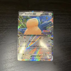 Snorlax ex Double Rare Stamped Promo 076/131 SV: Prismatic Evolutions (PRE) NM - Image 1