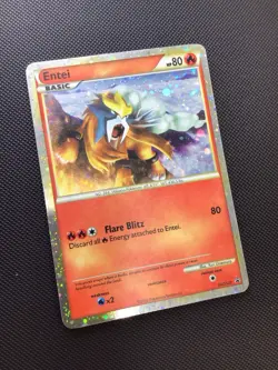 Entei Holo HGSS Black Star Promo HGSS20 Pokemon Trading Card - Image 1