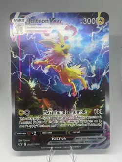 Jolteon VMAX SWSH184 Black Star Promo Holo NM JUMBO Pokemon Card English - Image 1