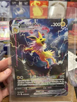 Pokemon Card Jolteon Vmax SWSH184 SWSH Promo Jumbo Alt Art Near Mint - Image 1