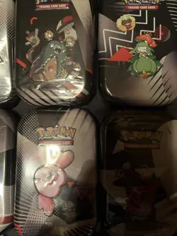 Pokemon Mini Tin Display Black Bolt and White Flare Sealed, 8 Tins - SHIPS ASAP - Image 4