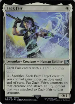 Zack Fair U FINAL FANTASY 45 NM Foil MTG - Image 1