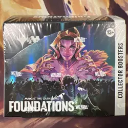 Foundations Collector Booster Box Sealed MTG Magic the Gathering NEW - Image 1