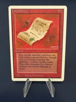 MTG - Magic The Gathering - False Orders - Unlimited - NP/NM! - Image 1
