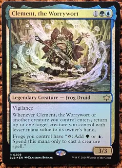✨Clement, the Worrywort✨ MTG | Bloomburrow | Foil | NM/M | R 0209 - Image 1