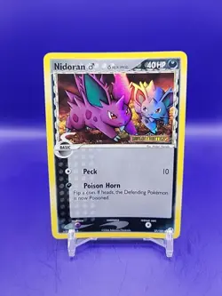Nidoran M EX Dragon Frontiers 57/101 Reverse Holo Stamped LP Pokemon Card TCG - Image 1
