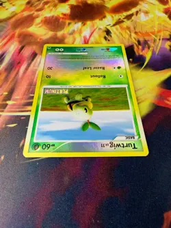 Turtwig 077/100 LP Holofoil Promo Burger King Promos 2009 Pokemon TCG - Image 3