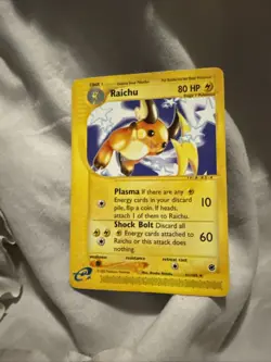 Pokemon Raichu 061/165 Expedition Base Set Regular Hp - Image 1