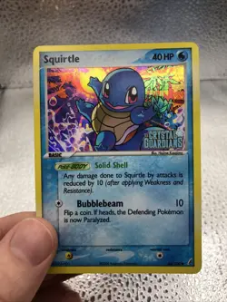 Squirtle 64/100 EX Crystal Guardians Stamped Reverse Holo Pokemon TCG LP-NM! - Image 1