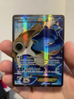 Blastoise EX 142/146 Pokemon TCG Full Art Ultra Rare XY Base Set - Image 1