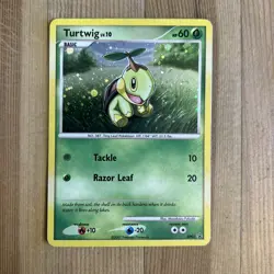 Pokemon TCG Turtwig DP Black Star Promotional DP01 Holo Promo MP/HP - Image 1
