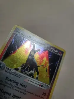 MP Pokemon TCG Team Magma’s Houndoom #10 Holo - 2004 Team Aqua Team Magma - MP - Image 5