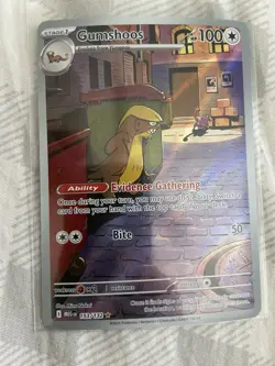 Pokemon TCG Gumshoos Illustration Rare #153/132 Mega Evolution - Image 1