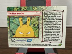 1997-2000 Pokemon Topps Series 4 Enter Elekid Blue Label NM - Image 2