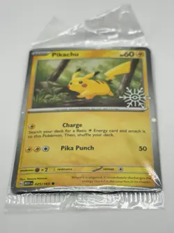 Pikachu 25/165 (Holiday Calendar) Stamped Sealed | Pokemon Scarlet & Violet 151 - Image 1