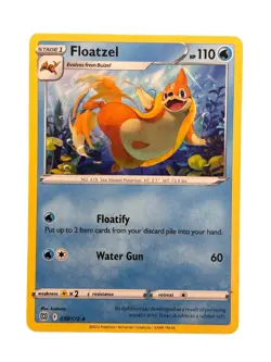 New: 2022 Pokemon TCG Floatzel 039 Swsh09: Brilliant Stars Regular Uncommon - Image 1