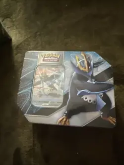 Pokemon TCG V Strikers Tin Empoleon V NEW Factory Sealed 5 Packs - Image 1