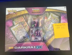 Pokemon TCG Shiny Darkrai GX Collection Box 2018 SM - Shining Legends NEW/SEALED - Image 1