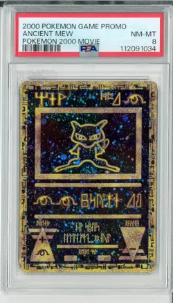PSA 8 Ancient Mew - Promotional Graded Pokemon - Image 1