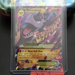 Pokemon M Aerodactyl EX Holo Promo Full Art XY XY98 Mega 210HP Pokemon TCG - Image 1