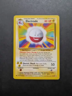 Pokemon TCG Electrode Base Set 21/102 Rare Non Holo - Image 2