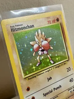 Pokemon TCG Hitmonchan Base Set 7/102 Holo 1999-2000 Wizards Base Set - Image 3
