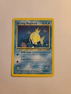 Pokemon TCG Shining Magikarp Neo Revelation Holo Card 66/64 Light Play Condition - Image 1