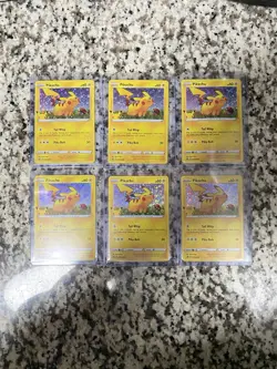 LOT OF 6 2021 Pokemon 25th Anniversary General Mills Promo #SWSH039 Pikachu Holo - Image 1