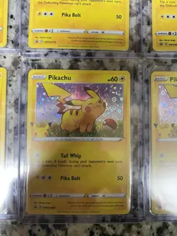 LOT OF 6 2021 Pokemon 25th Anniversary General Mills Promo #SWSH039 Pikachu Holo - Image 3