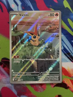Pokemon TCG Victini Black Bolt & White Flare Promo Card Illustration SVP208 NM-M - Image 1
