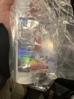 One Piece Monkey D. Luffy US College Basketball Card Rutgers In Hand Ships now - Image 1