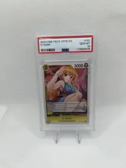 2023 One Piece Japanese Wings Of The Captain O-Nami #OP06-101 PSA 10 GEM MINT - Image 1