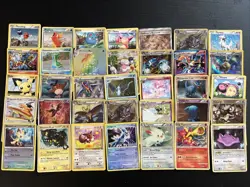 Lot Of 35 Random Assorted Pokemon Cards, Includes Holo/Rare/Full Art - Image 1
