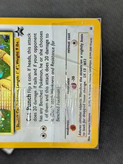 Meowth 10 Sealed Vintage WotC GB Black Star Promo Holo Pokemon TCG NM - Image 5