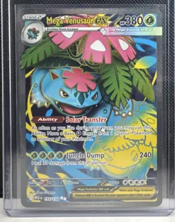 Pokemon TCG Mega Venusaur EX 155/132 Mega Evolution English Card, NM Ultra Rare - Image 1